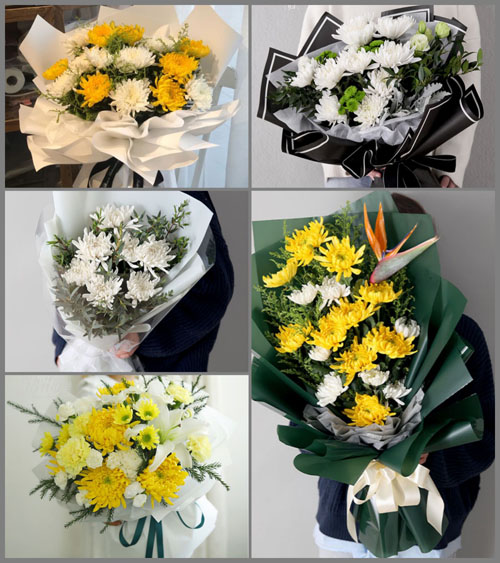 广东潮州市潮安区登塘镇田东村白事花束代送